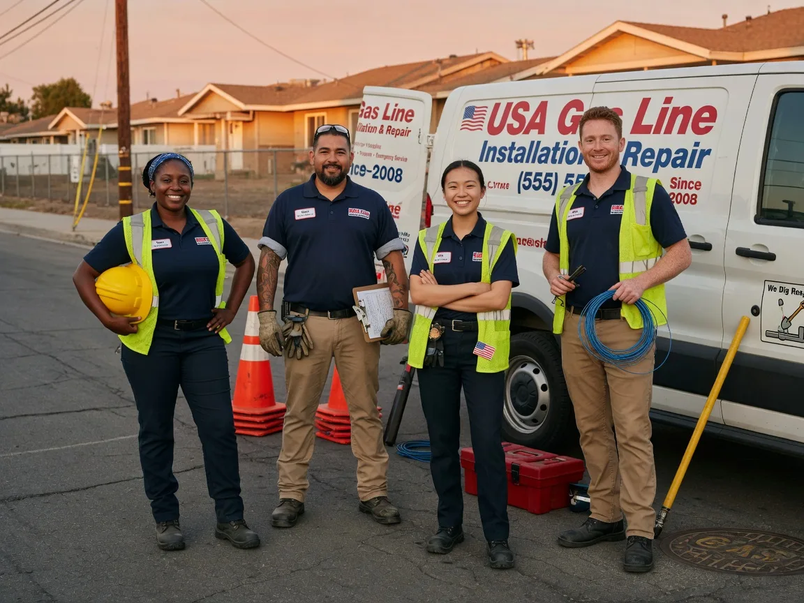 Gas Line Installation company in Moffett, OK